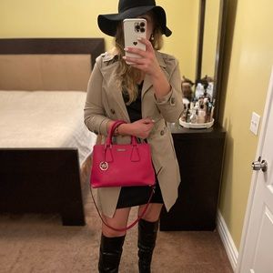 Michael Kors hot pink handbag